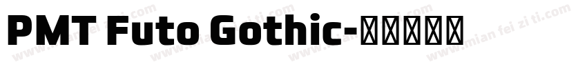 PMT Futo Gothic字体转换